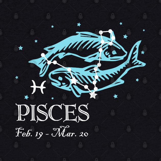 Pisces the Fish Constellation by jverdi28